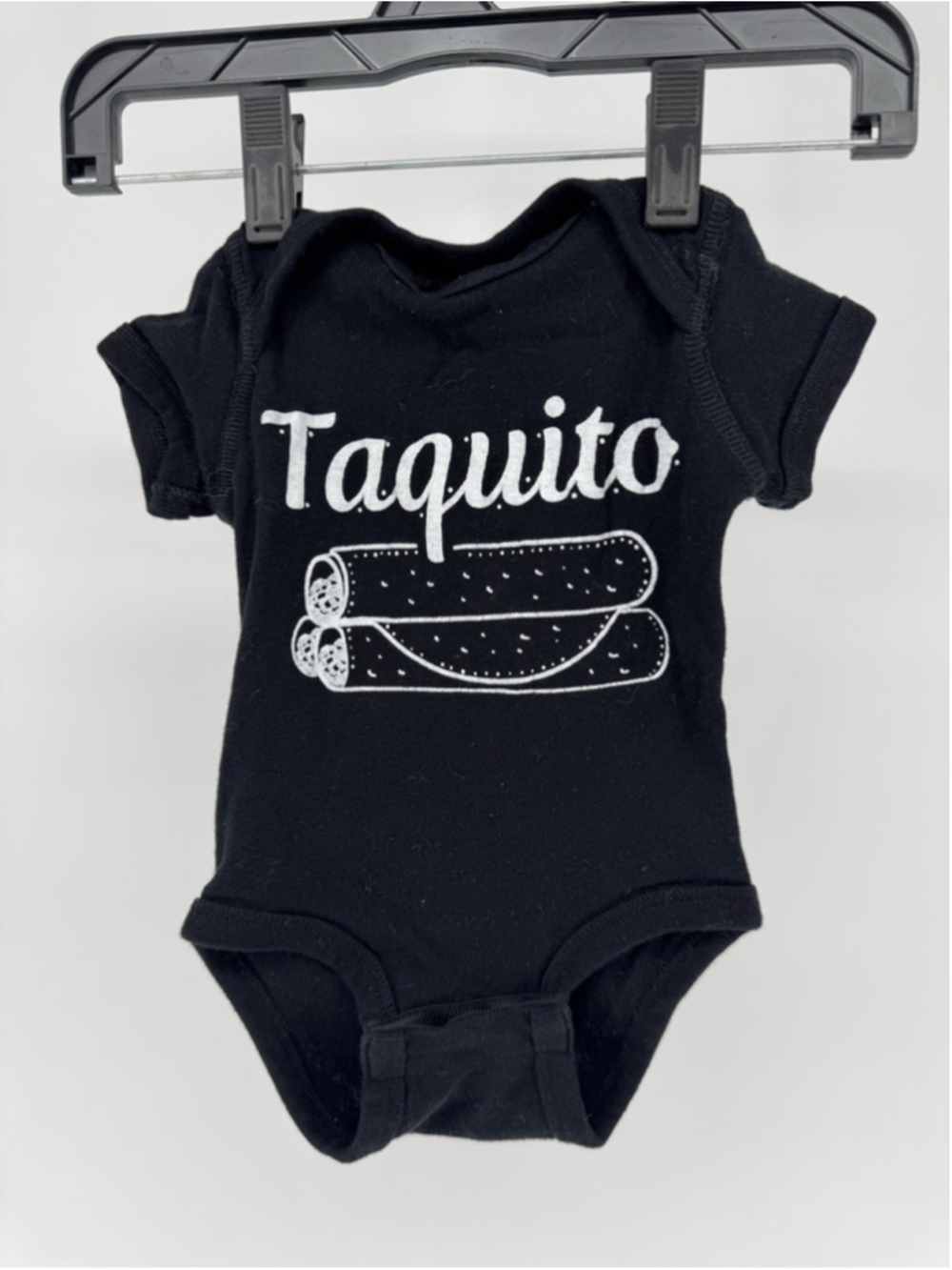 Baby Rabbit Skins Black Taquito Bodysuit 6 Months